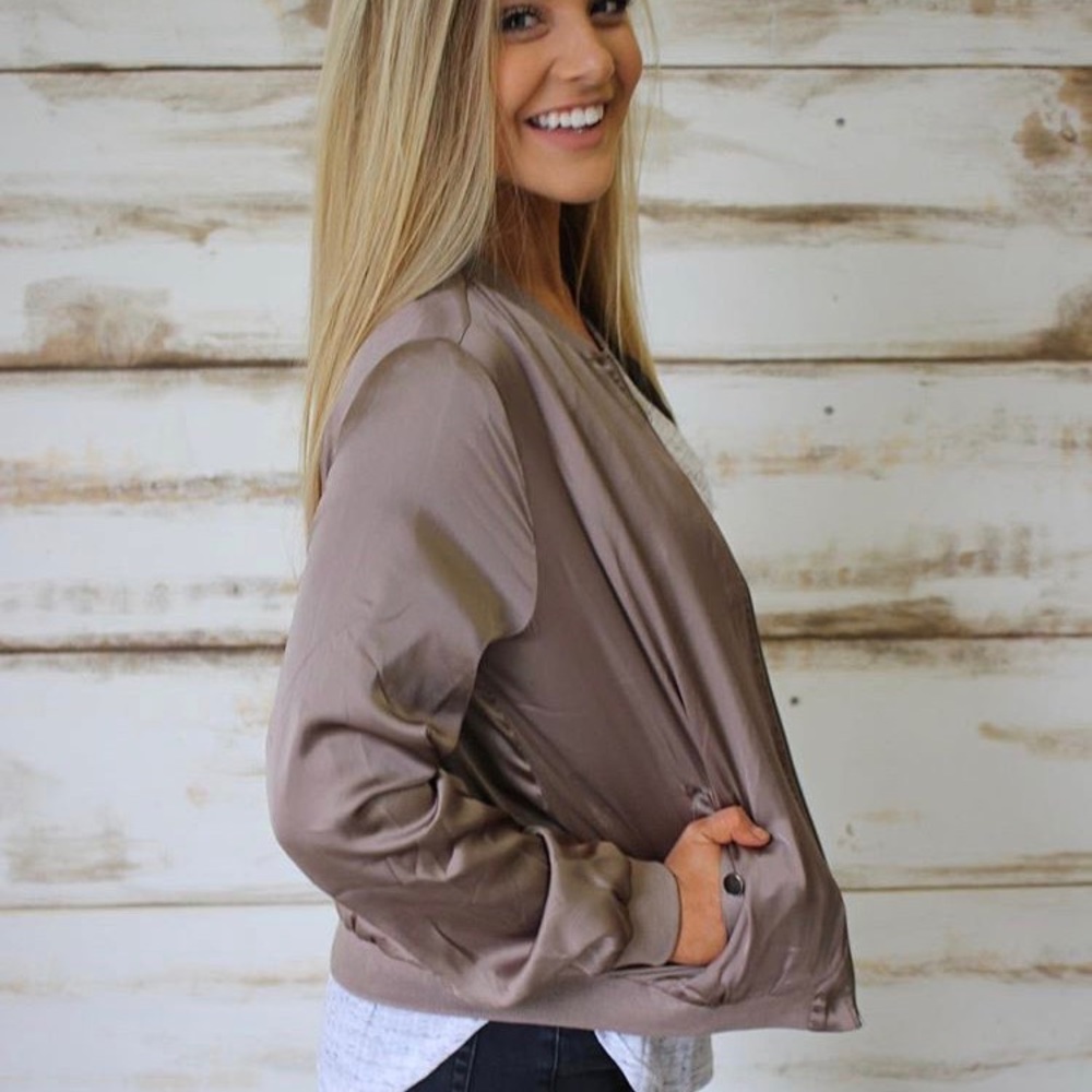 She + Sky Bomber Jacket